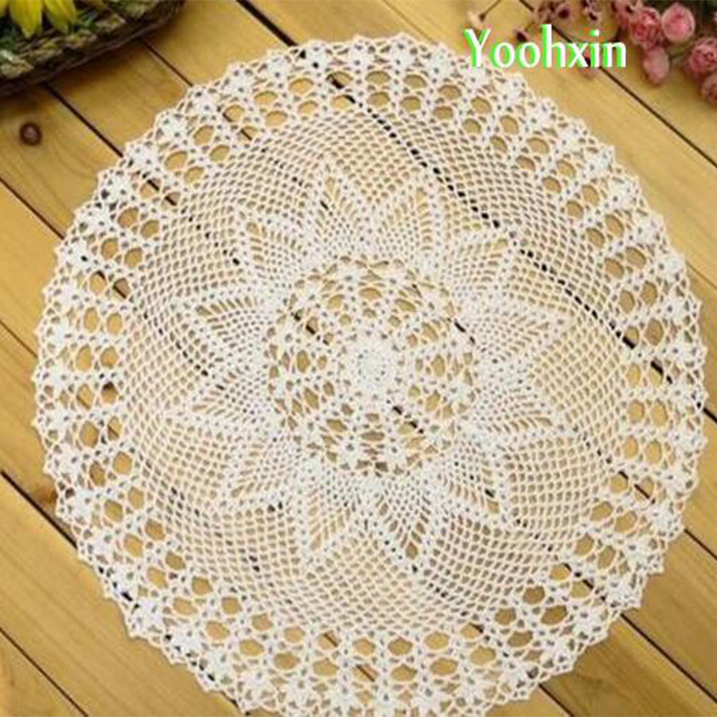 50cm Modern Lace Cotton Round  - Coffee Tea Place บทวิจารณ์และราคา