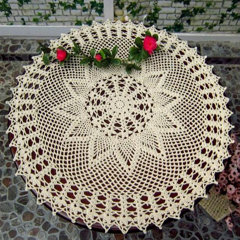 50cm Modern Lace Cotton Round  - Coffee Tea Place บทวิจารณ์และราคา
