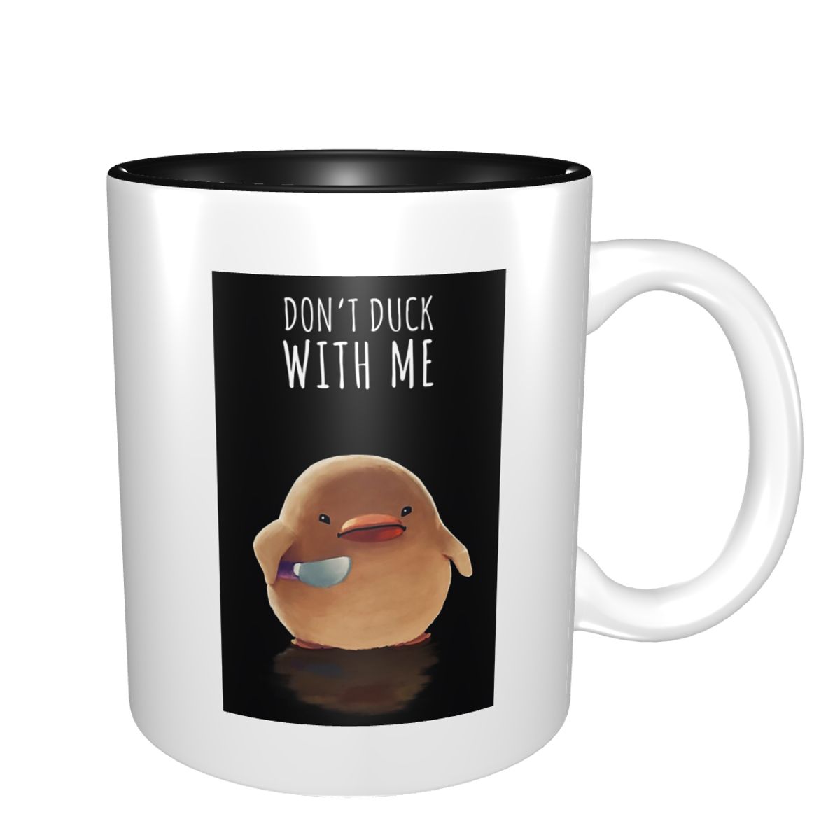 Don't Duck With Me - Meme Mug  - Coffee Tea And Me บทวิจารณ์และราคา