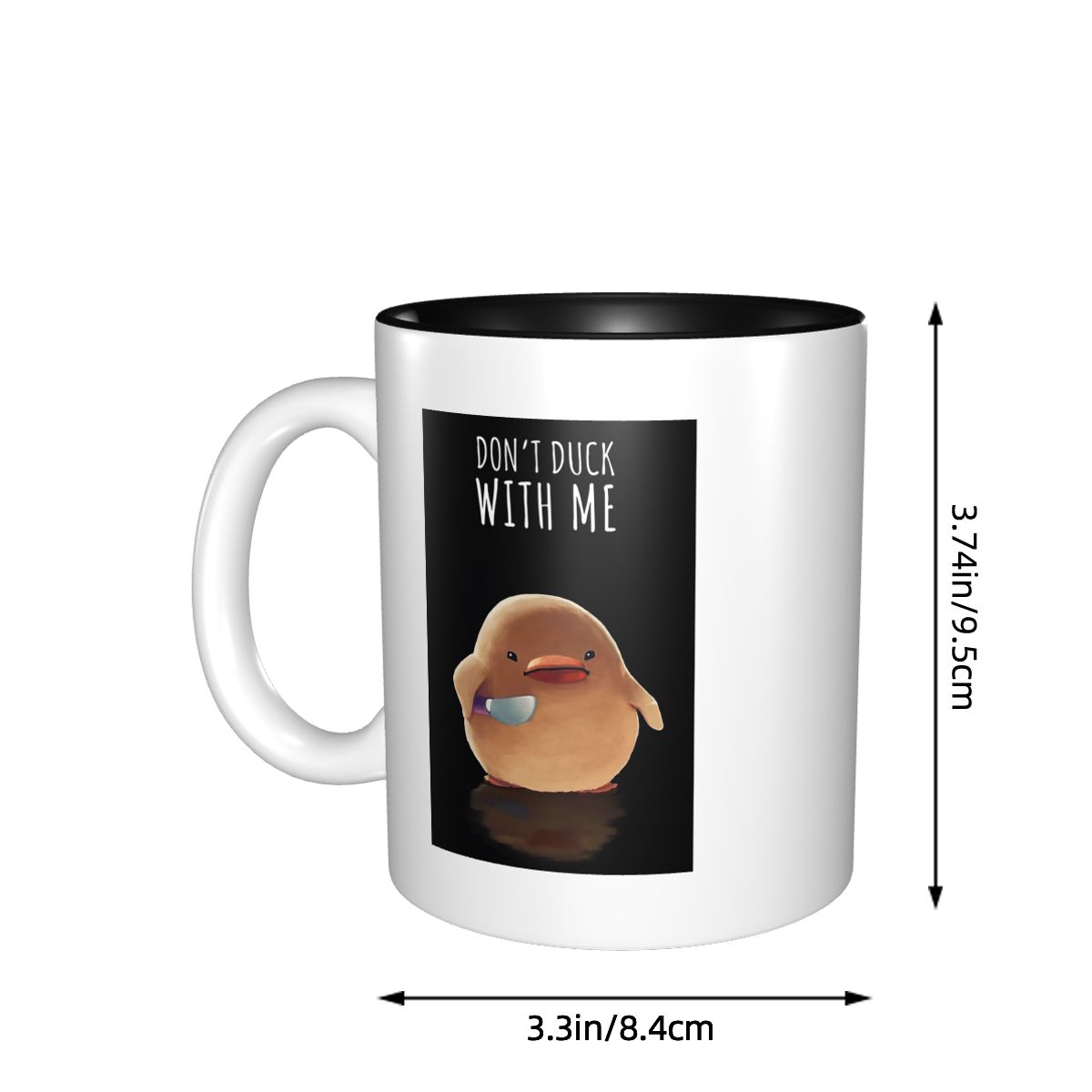Don't Duck With Me - Meme Mug  - Coffee Tea And Me บทวิจารณ์และราคา