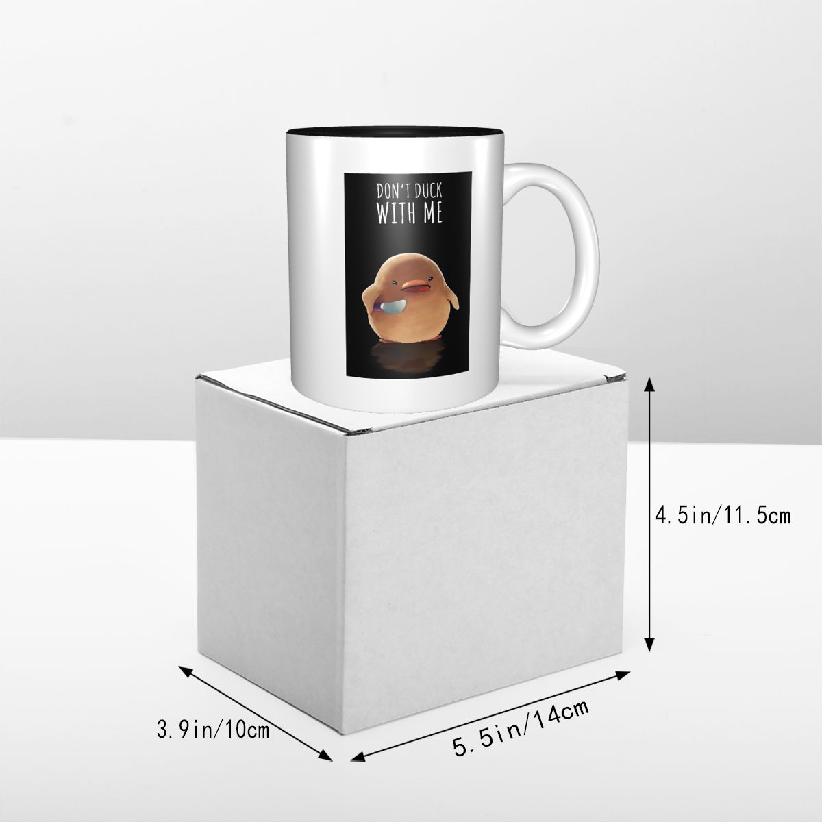 Don't Duck With Me - Meme Mug  - Coffee Tea And Me บทวิจารณ์และราคา