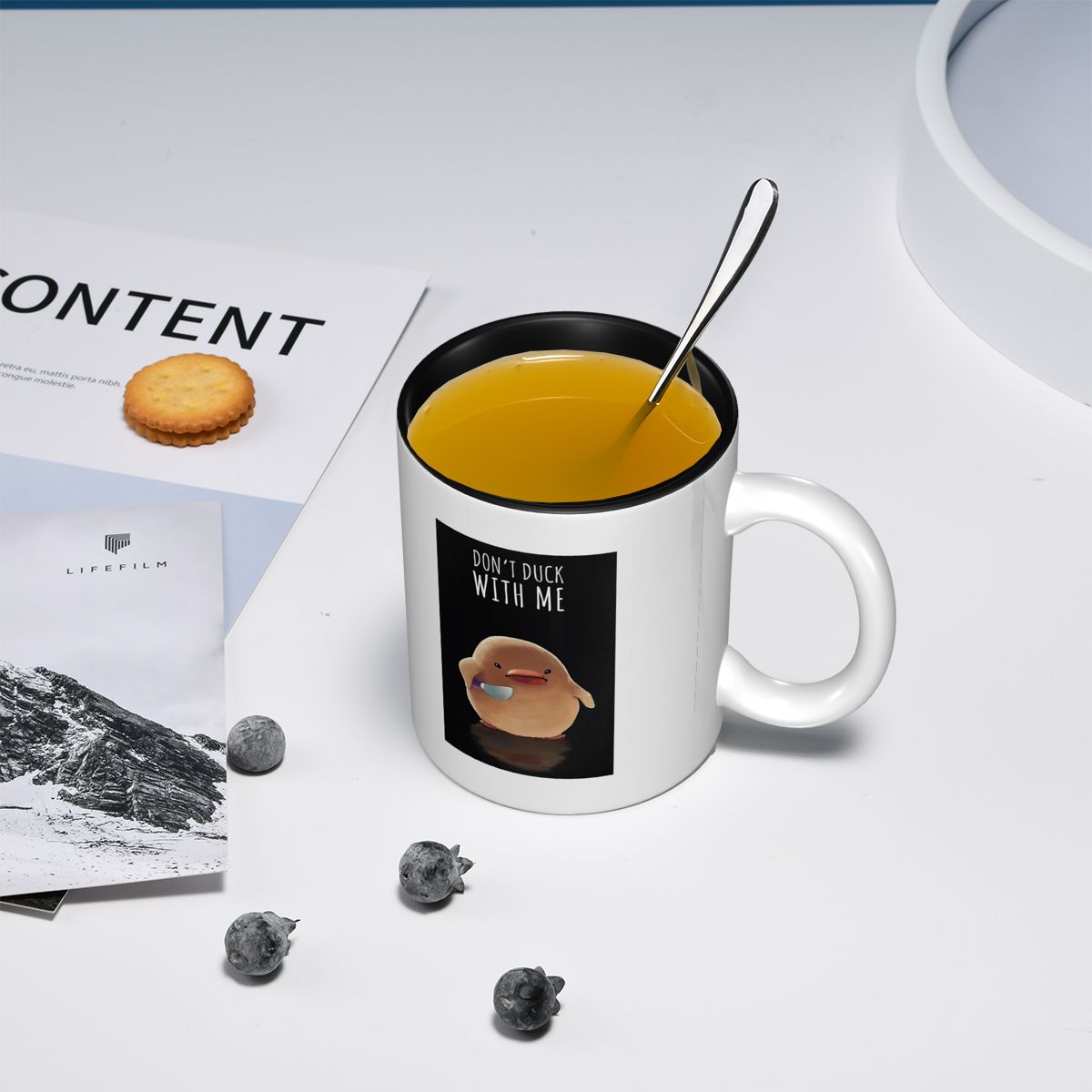 Don't Duck With Me - Meme Mug  - Coffee Tea And Me บทวิจารณ์และราคา