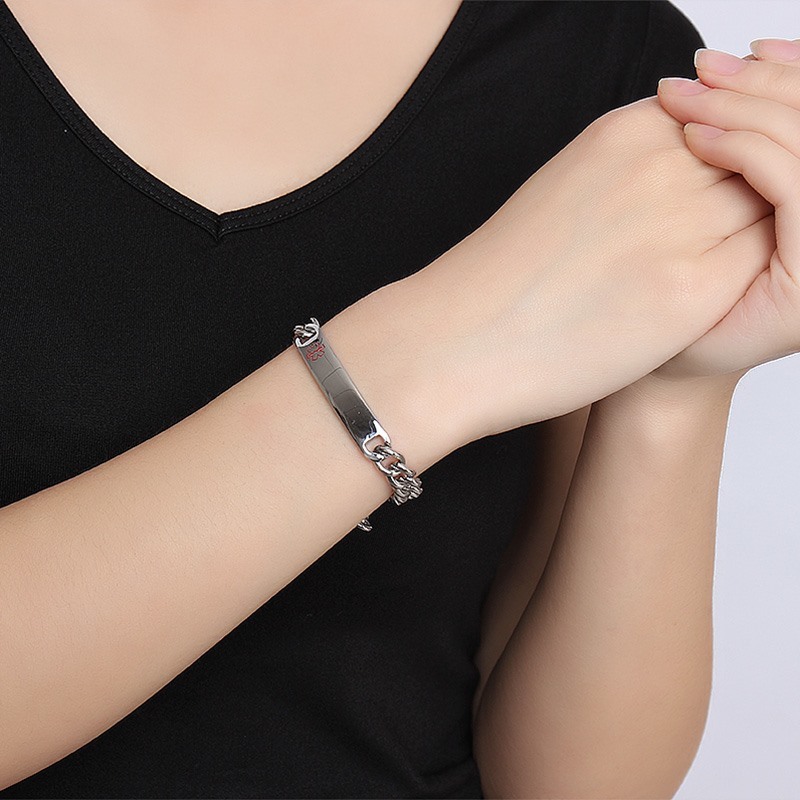 Vnox Medical Alert ID Bracelet - Coffee Tea Or Me บทวิจารณ์และราคา