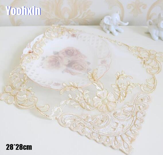 Luxury Sequin Lace Embroidery  - Coffee Tea Place บทวิจารณ์และราคา