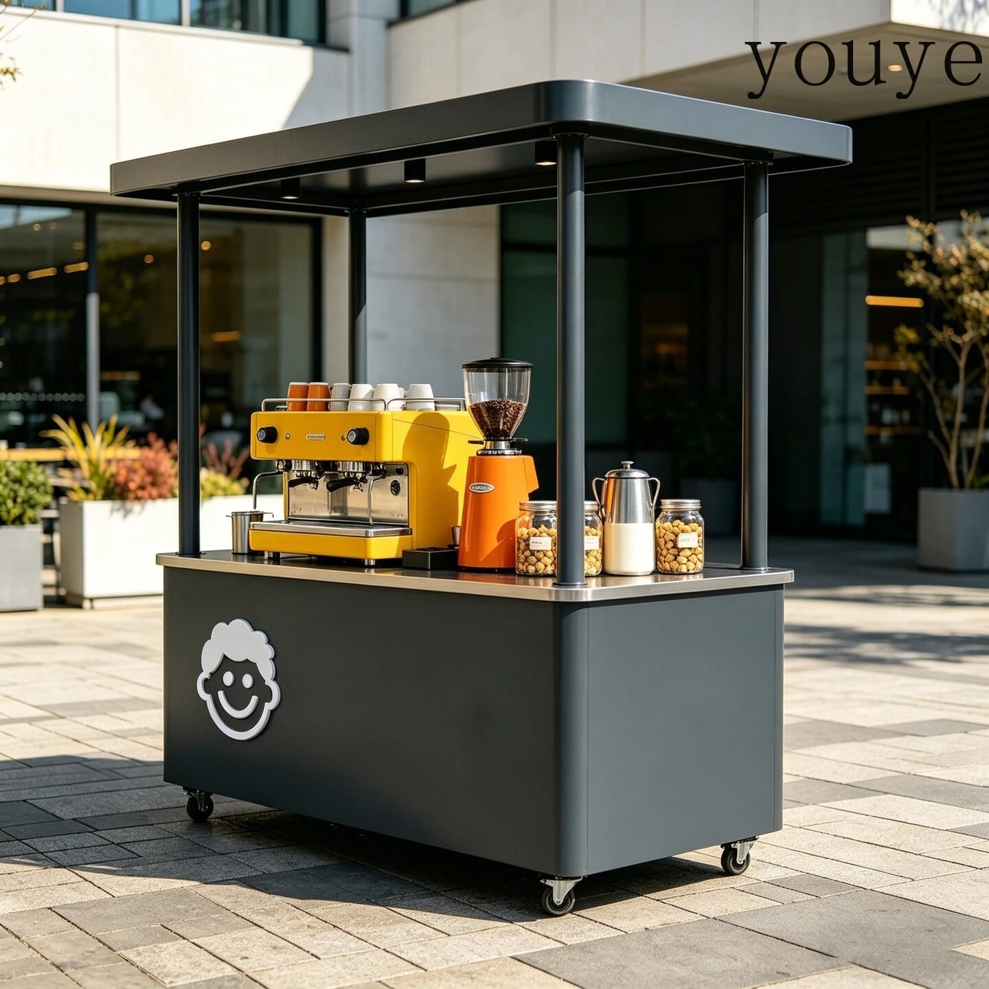 SW Iron wrought stalls carts m - Coffee Tea Vendor บทวิจารณ์และราคา