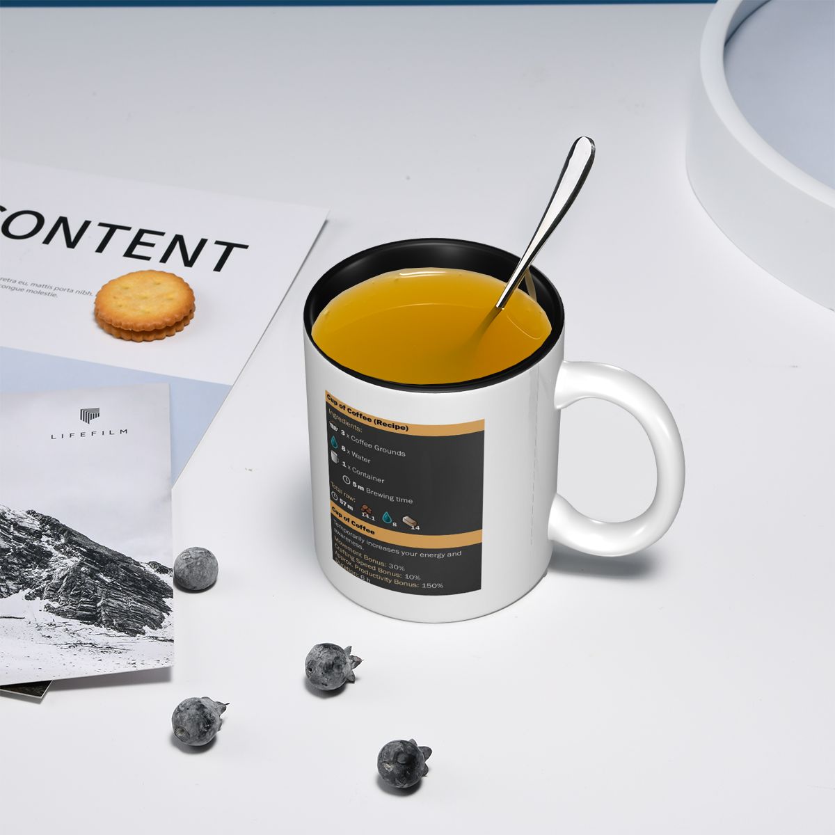 Cup Of Coffee (Recipe) Mug Fun - Coffee Milk Tea Recipe บทวิจารณ์และราคา