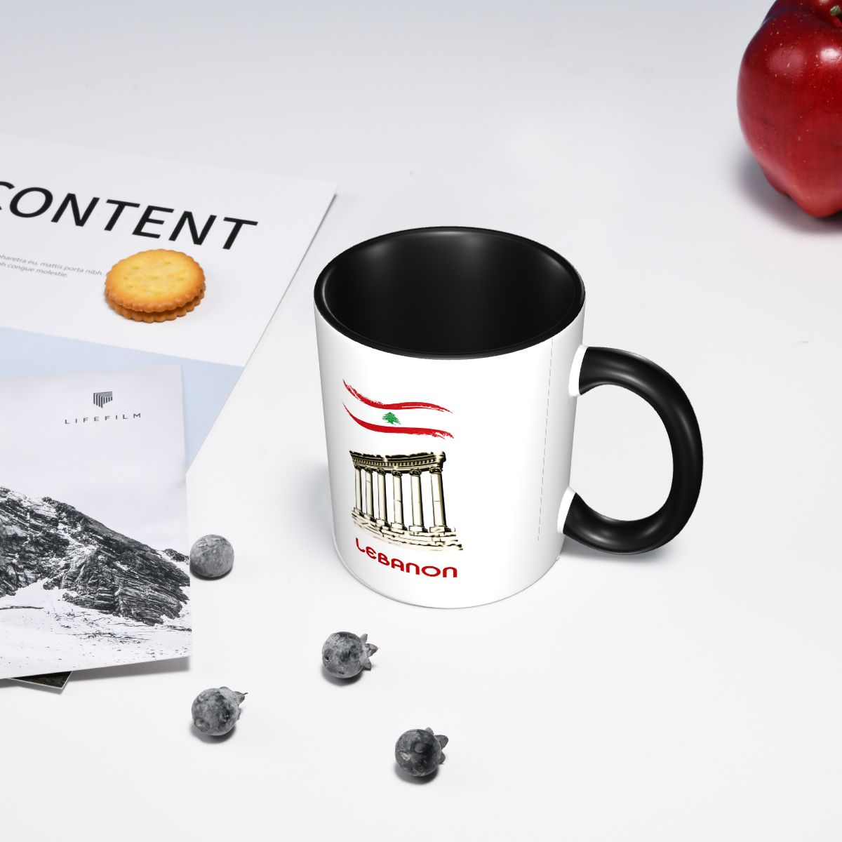 Lebanon Flag Lebanese Kiss Me  - Coffee Tea And Me บทวิจารณ์และราคา