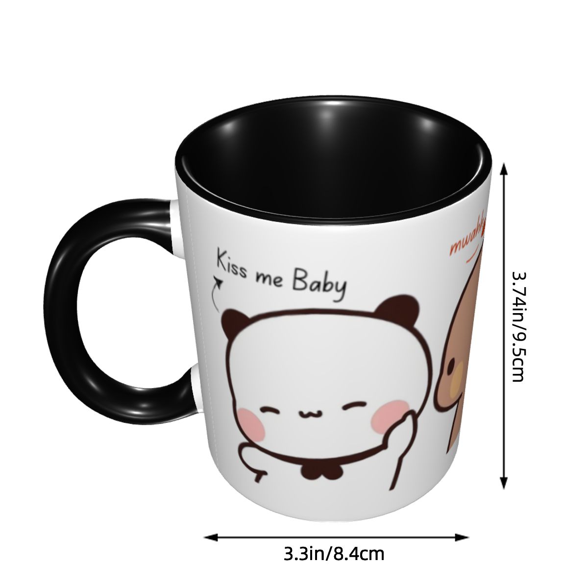 Personalized Kiss Me Baby Mwah - Coffee Tea And Me บทวิจารณ์และราคา