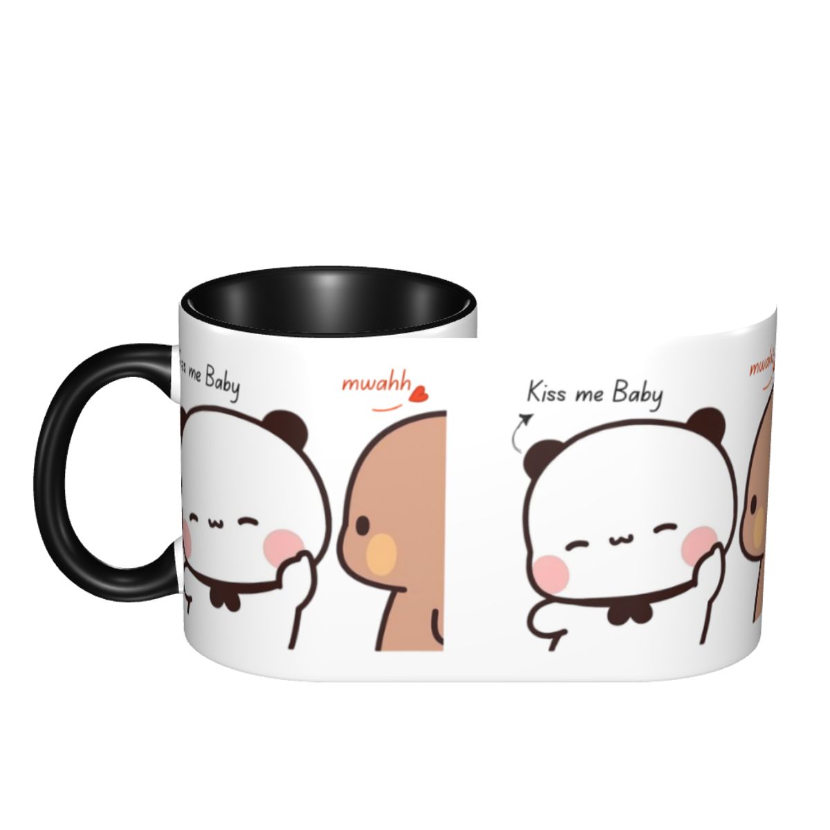 Personalized Kiss Me Baby Mwah - Coffee Tea And Me บทวิจารณ์และราคา