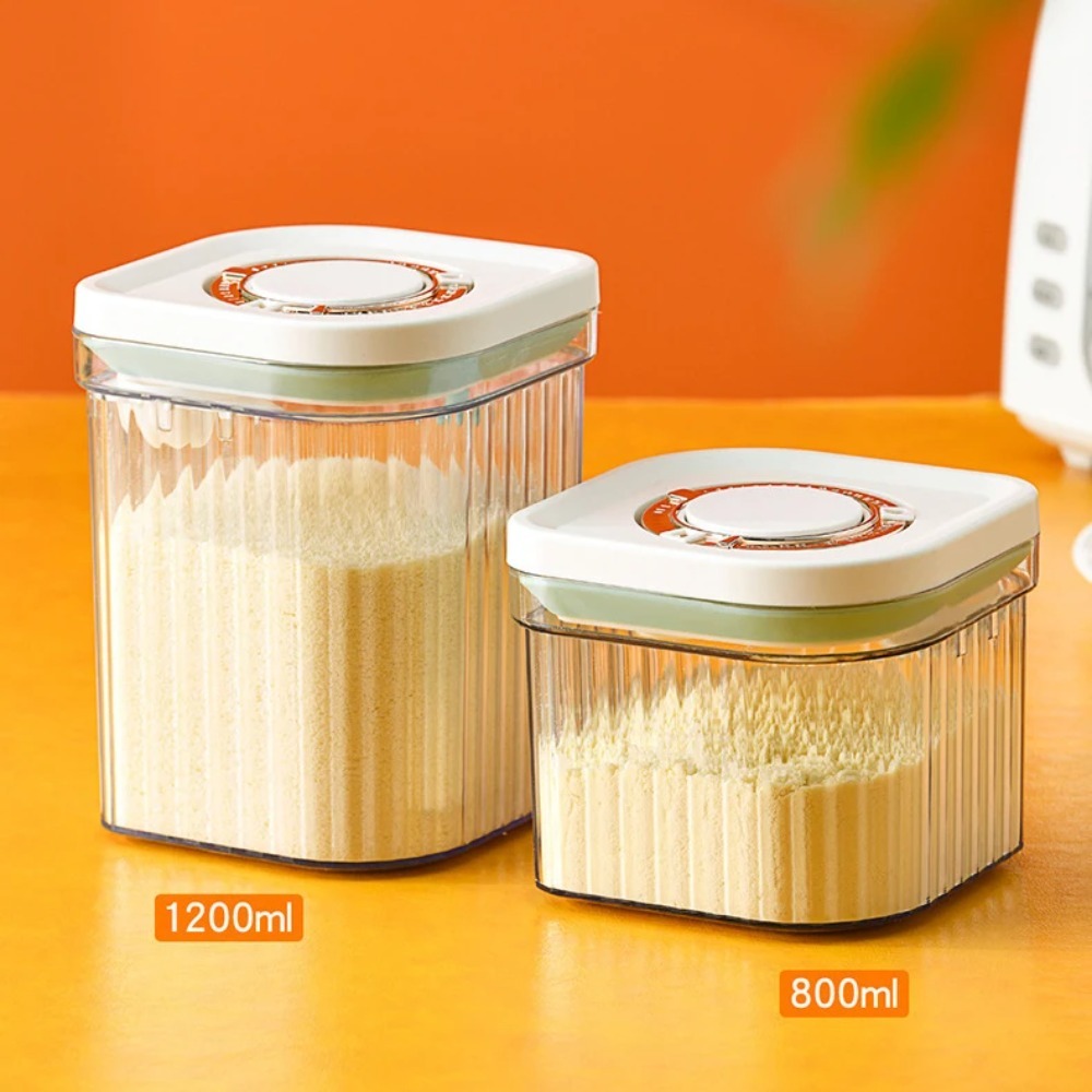 Stripe Pattern Milk Powder Sto - Tea Coffee Sugar Container บทวิจารณ์และราคา