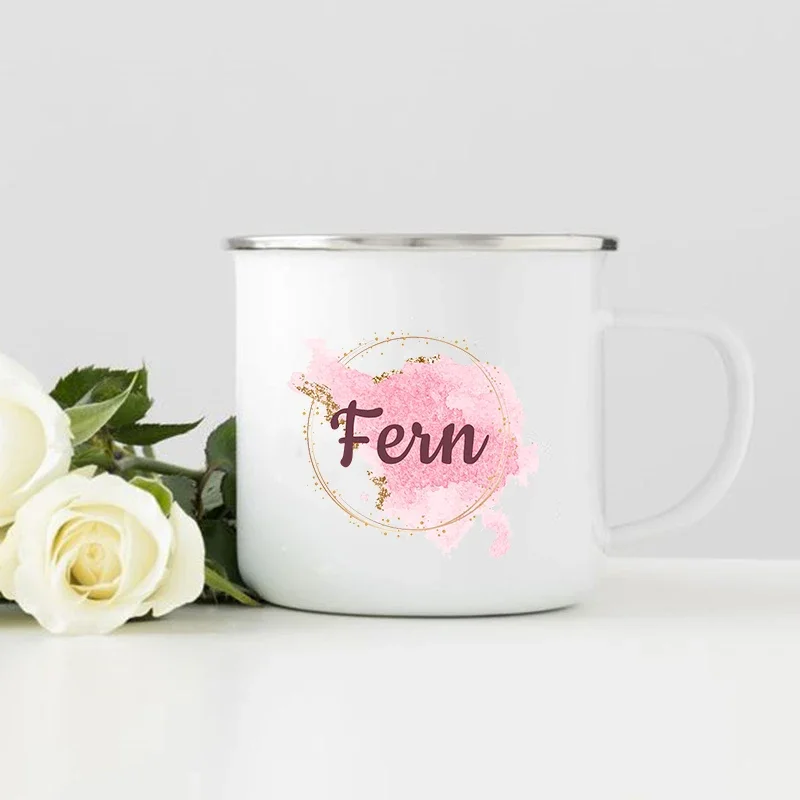 Personalized Geometry Custom N - Coffee Tea Name บทวิจารณ์และราคา