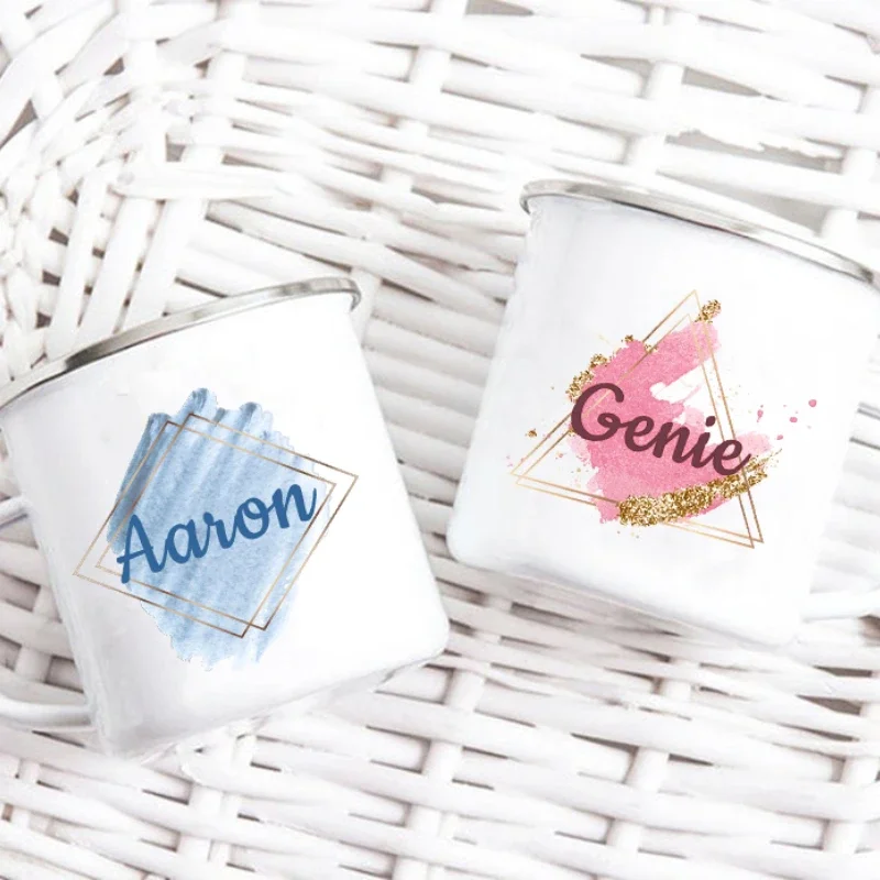 Personalized Geometry Custom N - Coffee Tea Name บทวิจารณ์และราคา