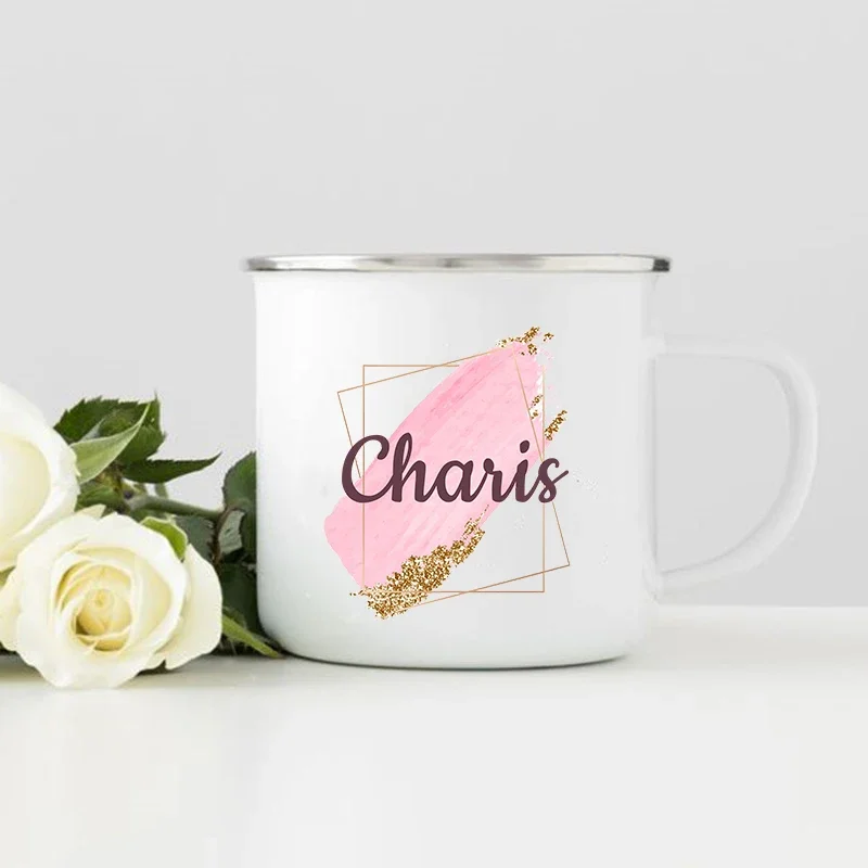 Personalized Geometry Custom N - Coffee Tea Name บทวิจารณ์และราคา