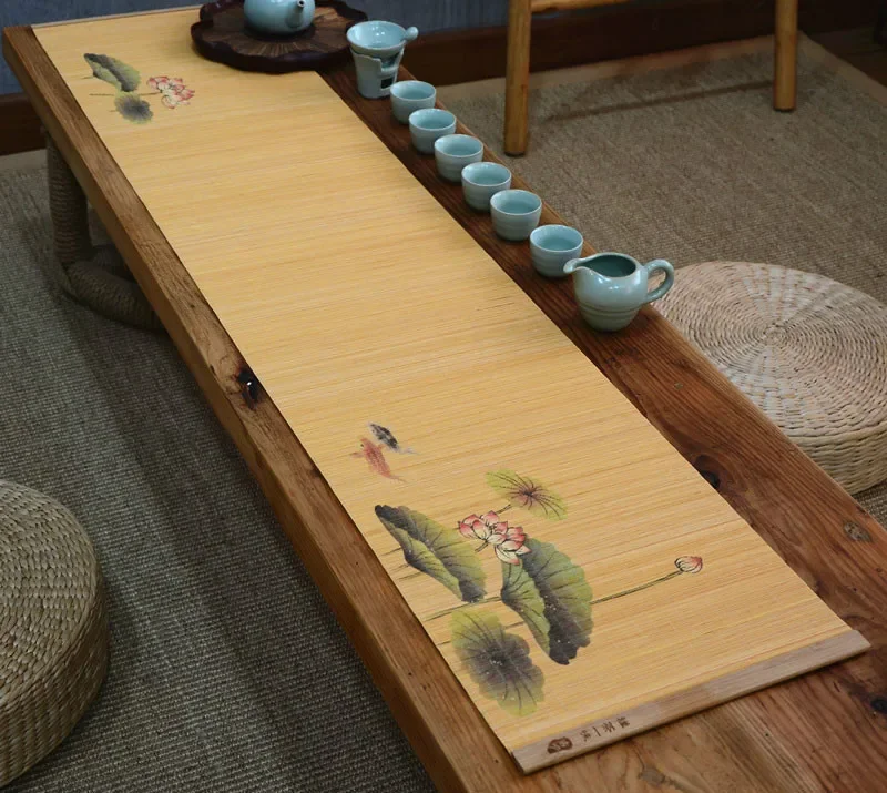 Bamboo Cup Mat Kung Fu Tea Acc - Coffee Tea Place บทวิจารณ์และราคา