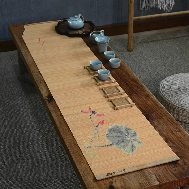 Bamboo Cup Mat Kung Fu Tea Acc - Coffee Tea Place บทวิจารณ์และราคา