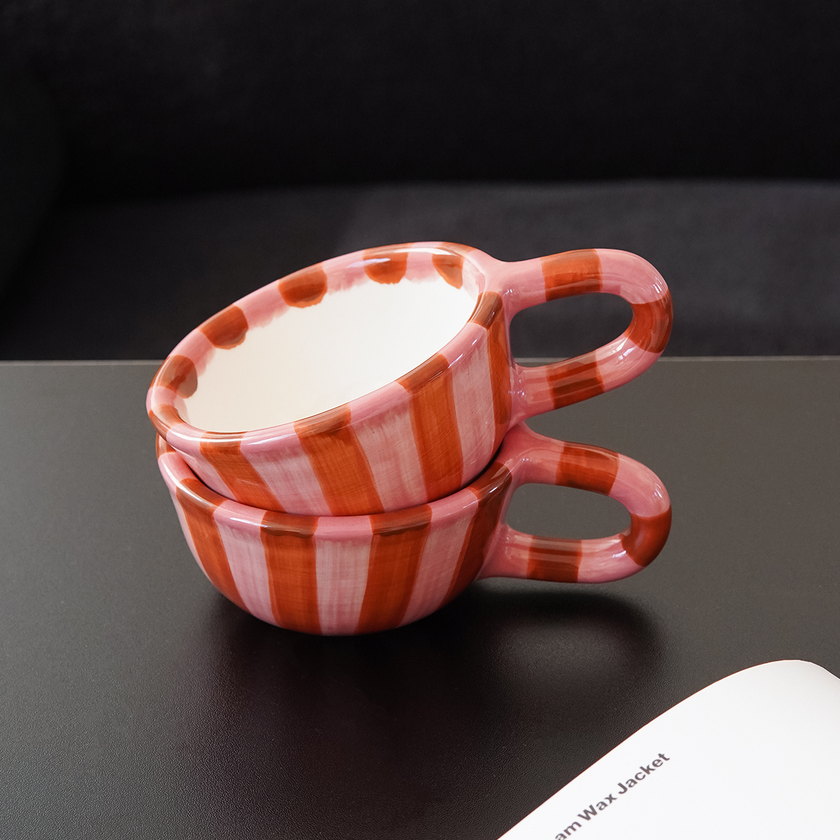 1Pc 220ml Checkerboard Ceramic - Coffee Tea Flask บทวิจารณ์และราคา