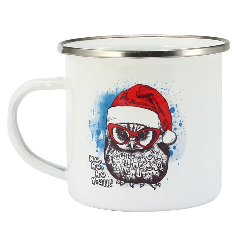 350ML Enamel Coffee Mug DIY LO - Coffee Tea Name บทวิจารณ์และราคา