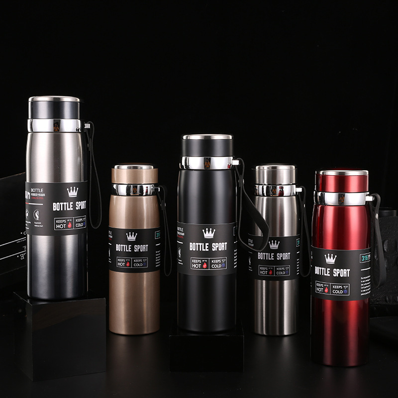 1L Thermal Water Cup 316 Stain - Coffee Tea Flask บทวิจารณ์และราคา