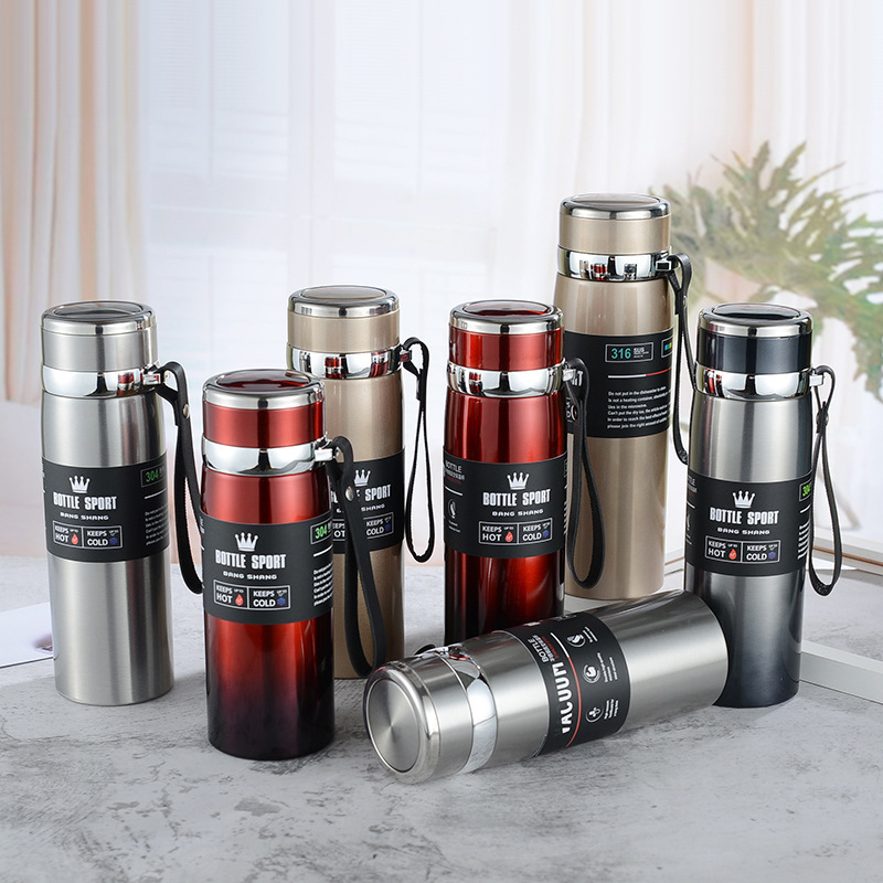 1L Thermal Water Cup 316 Stain - Coffee Tea Flask บทวิจารณ์และราคา