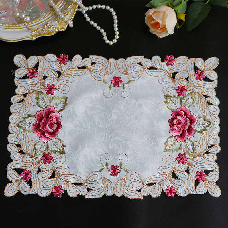 Modern Lace Embroidery Table P - Coffee Tea Place บทวิจารณ์และราคา
