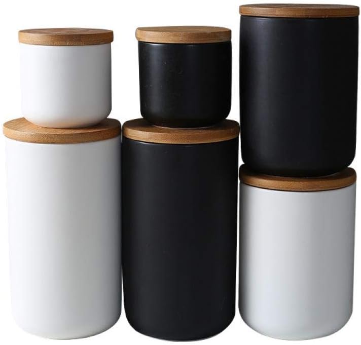 Ceramic Storage Containers wit - Tea Coffee Sugar Container บทวิจารณ์และราคา