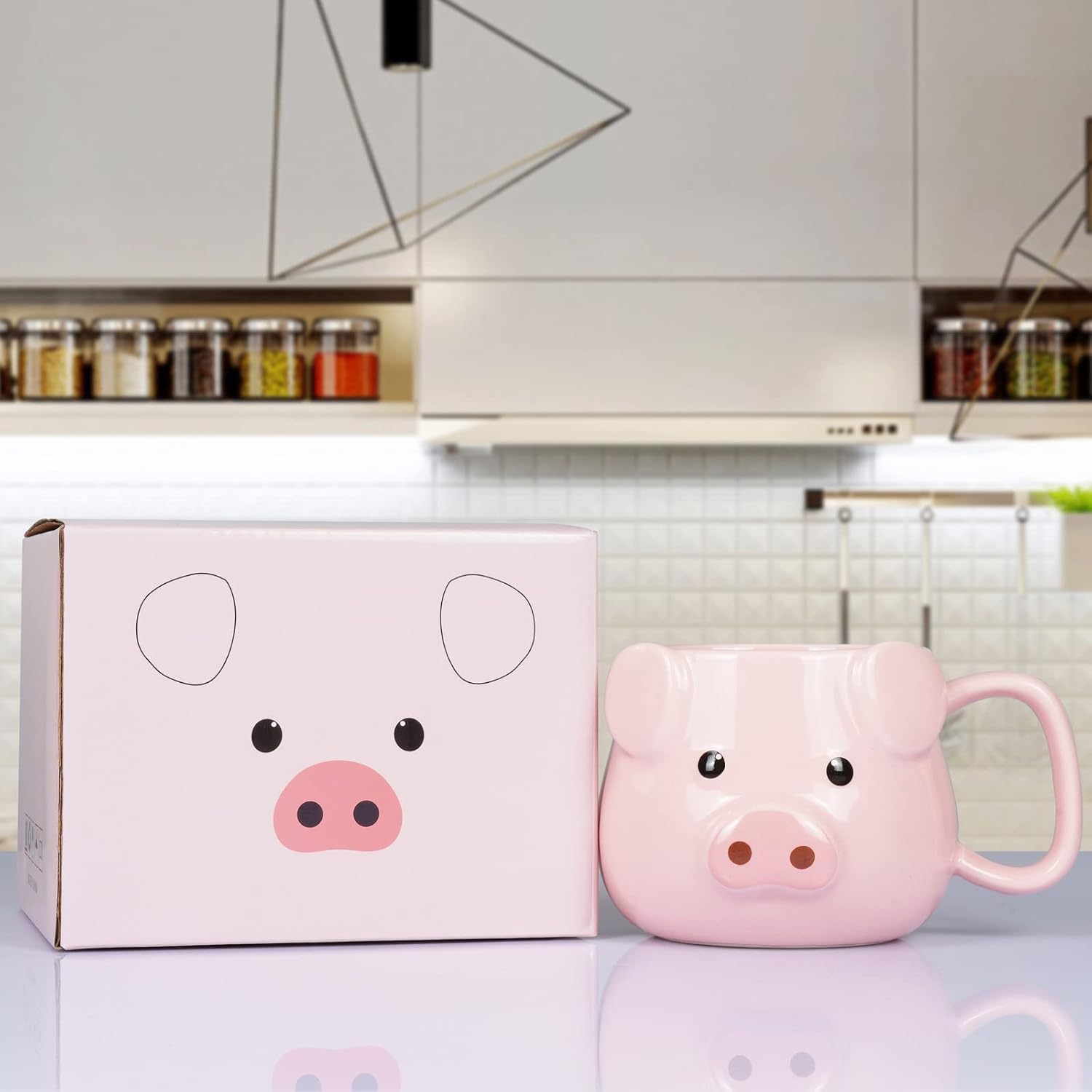 Cute Pig Ceramic Coffee Mug 14 - Coffee Tea Mugs บทวิจารณ์และราคา