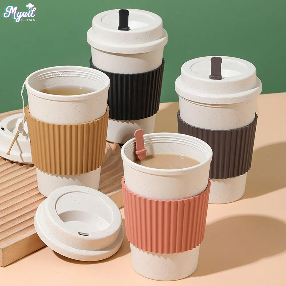 450ML Coffee Cups With Lids Wh - Coffee Tea Flask บทวิจารณ์และราคา