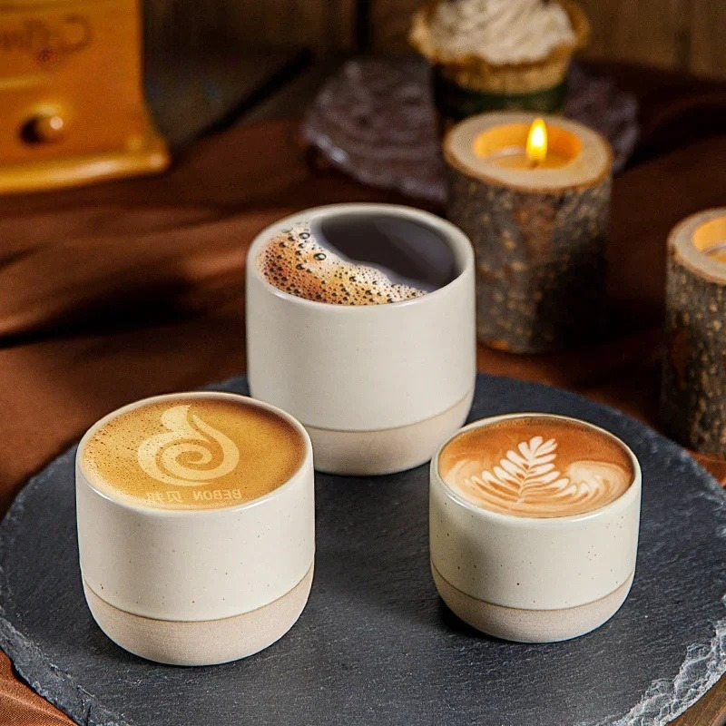 Vintage Coffee Mug 100ml 170ml - Coffee Tea Flask บทวิจารณ์และราคา