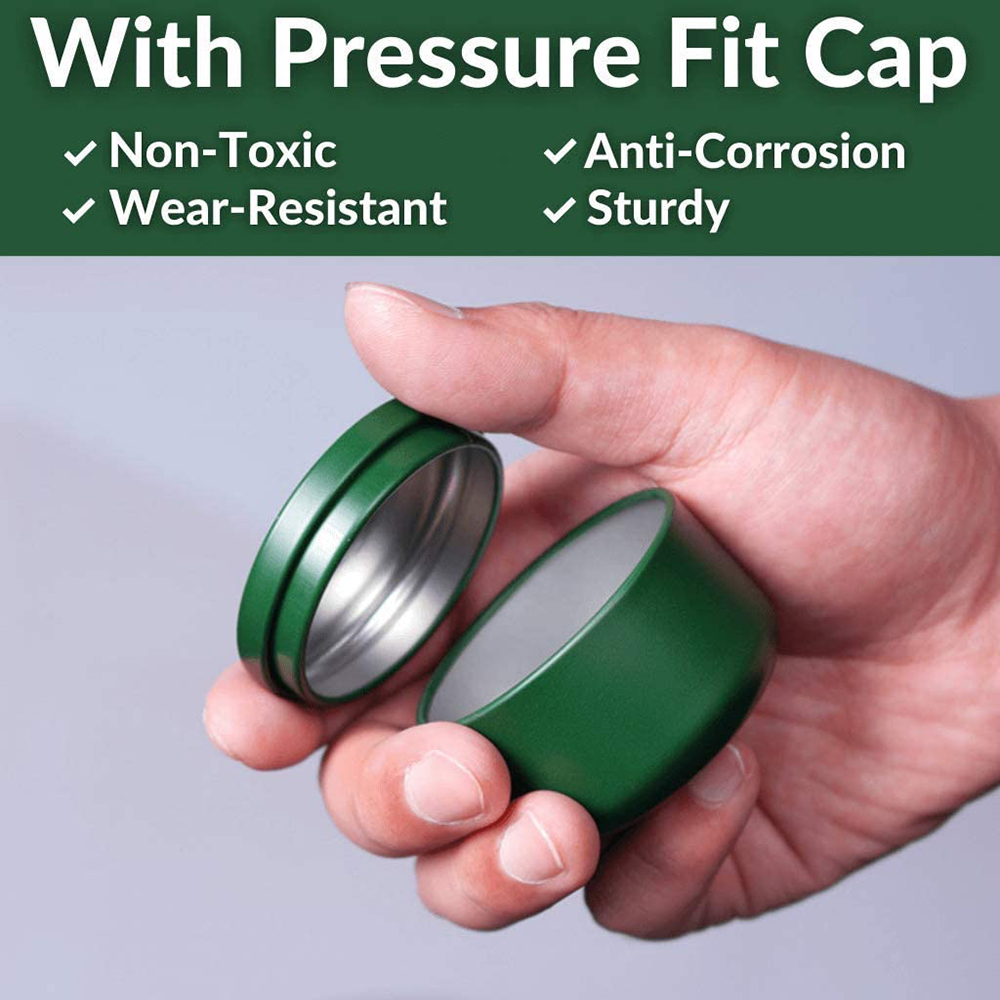 Tea Can with Airtight Lids Tin - Tea Coffee Sugar Container บทวิจารณ์และราคา