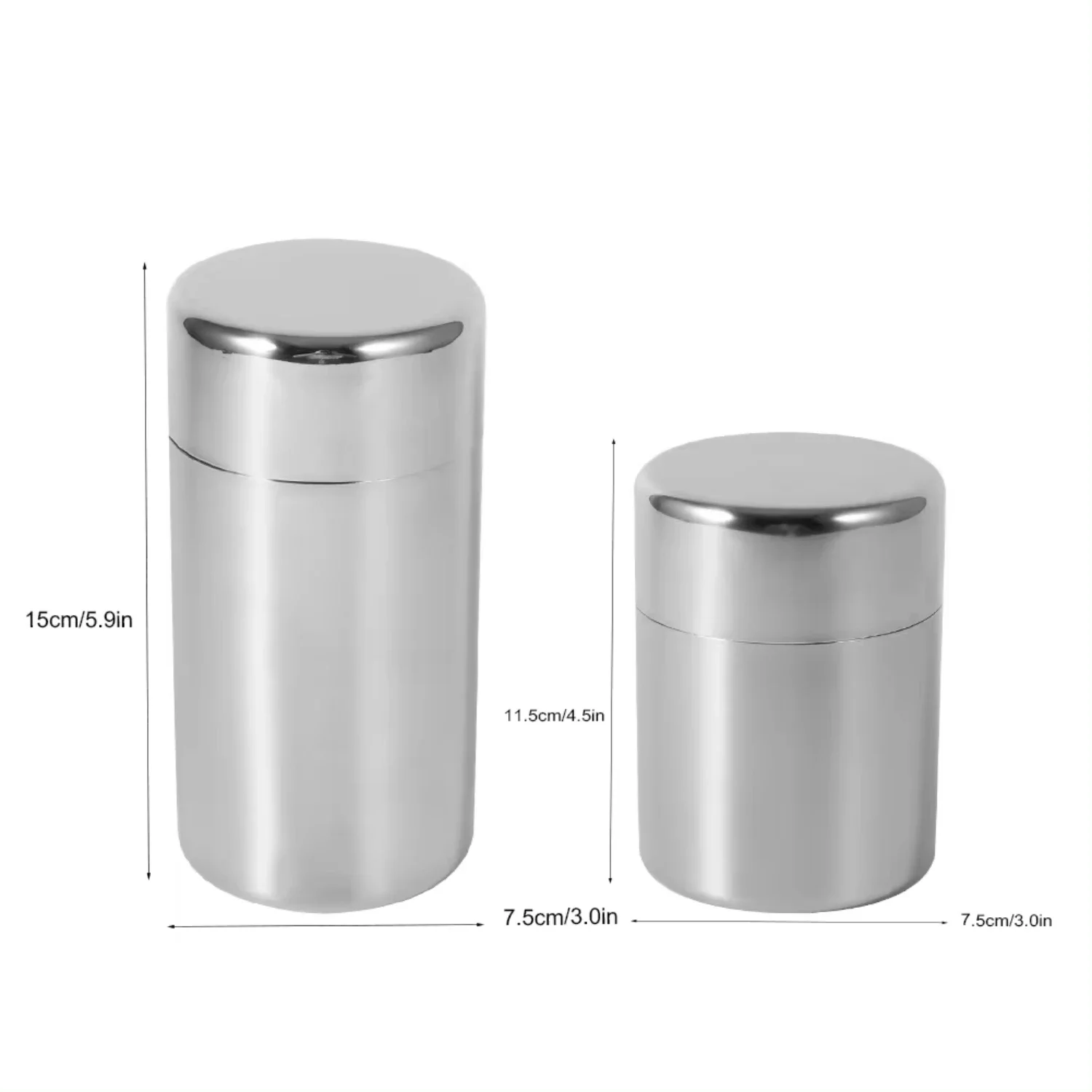 Stainless Steel Tea Leaf Tins  - Tea Coffee Sugar Container บทวิจารณ์และราคา