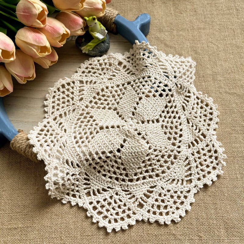 1/2/4PCS 30cm Round Placemat C - Coffee Tea Place บทวิจารณ์และราคา
