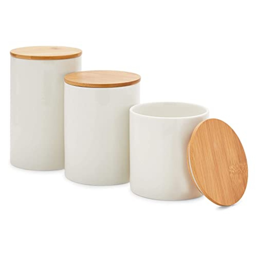 Ceramic Canisters - Coffee Can - Tea Coffee Sugar Container บทวิจารณ์และราคา