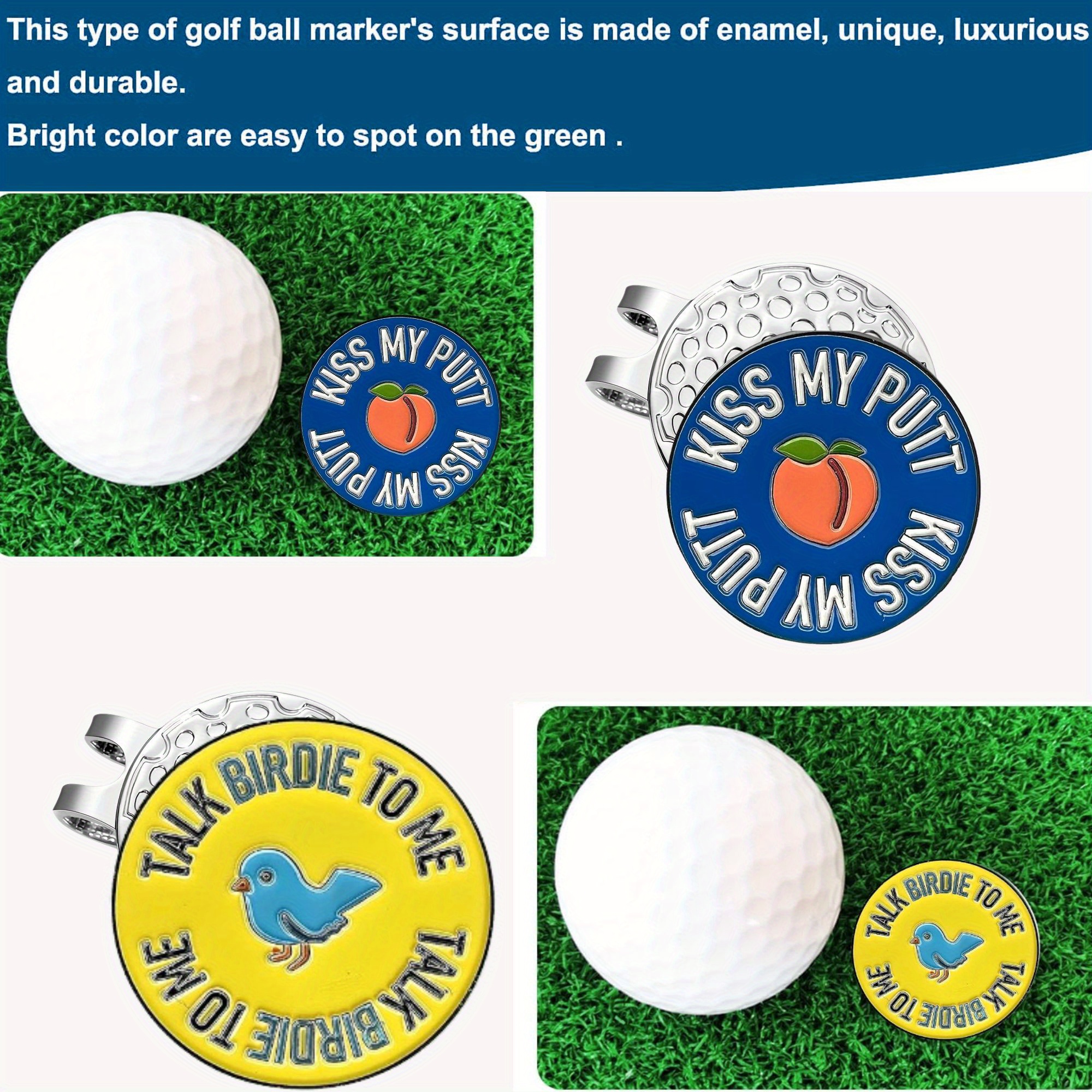 2 counts golf markers Talk Bir - Coffee Tea Or Me บทวิจารณ์และราคา