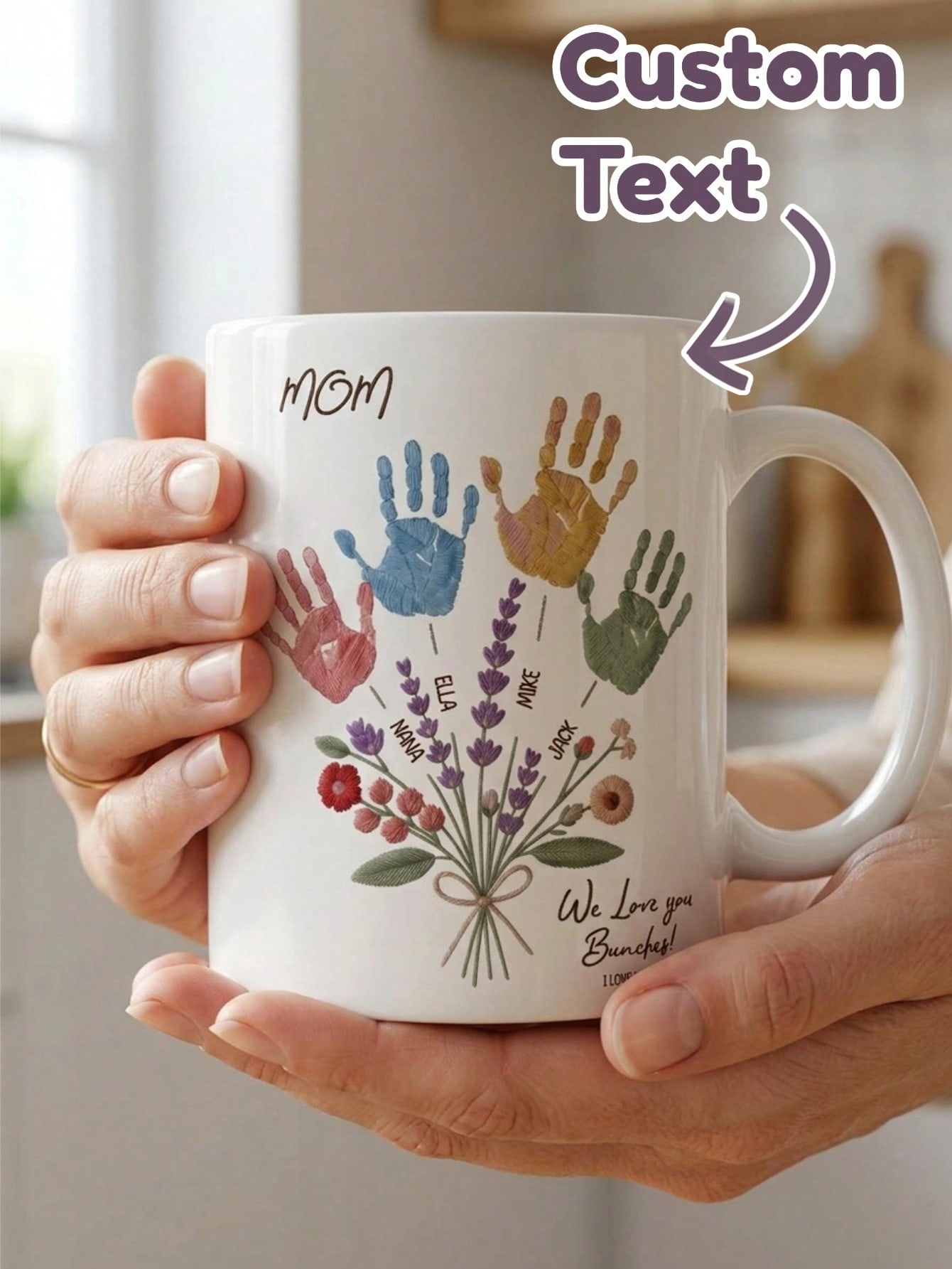 1 Set Custom Text Name Mug Han - Coffee Tea Name บทวิจารณ์และราคา