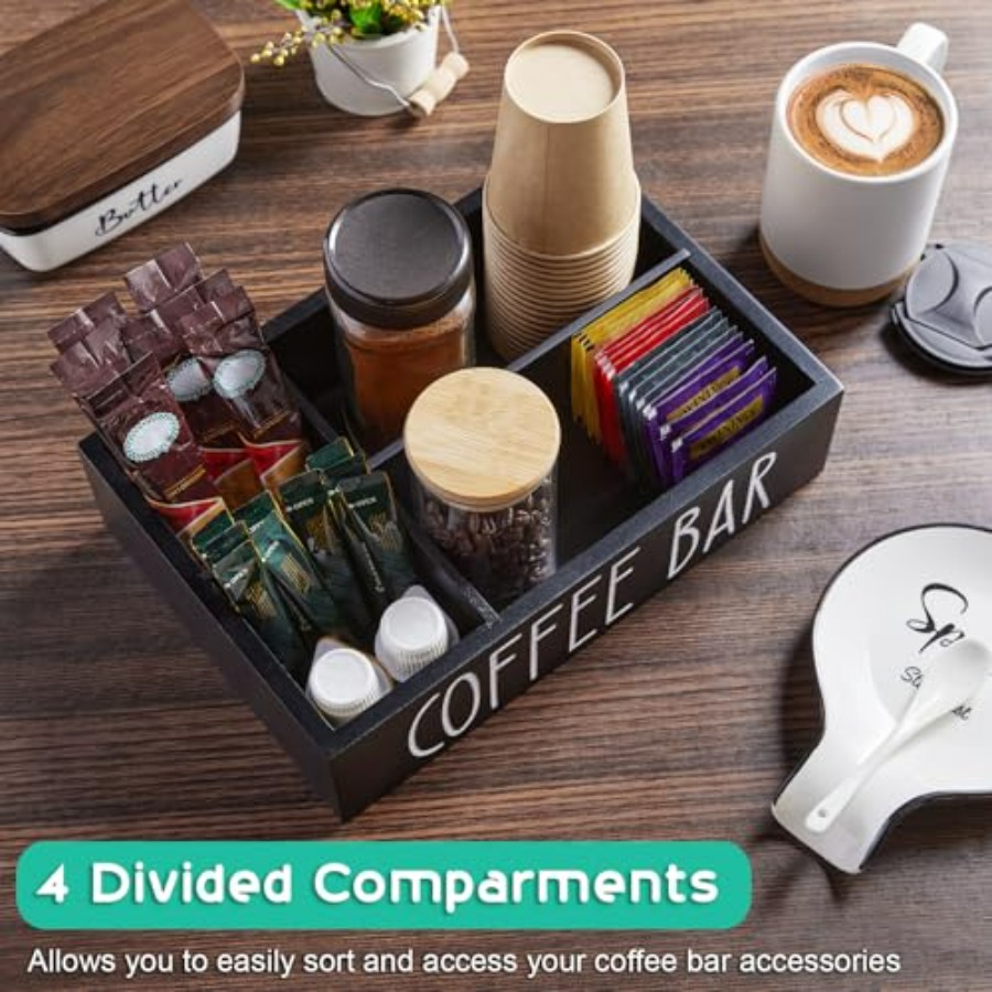 Coffee Station Organizer - Woo - Coffee Tea Station บทวิจารณ์และราคา
