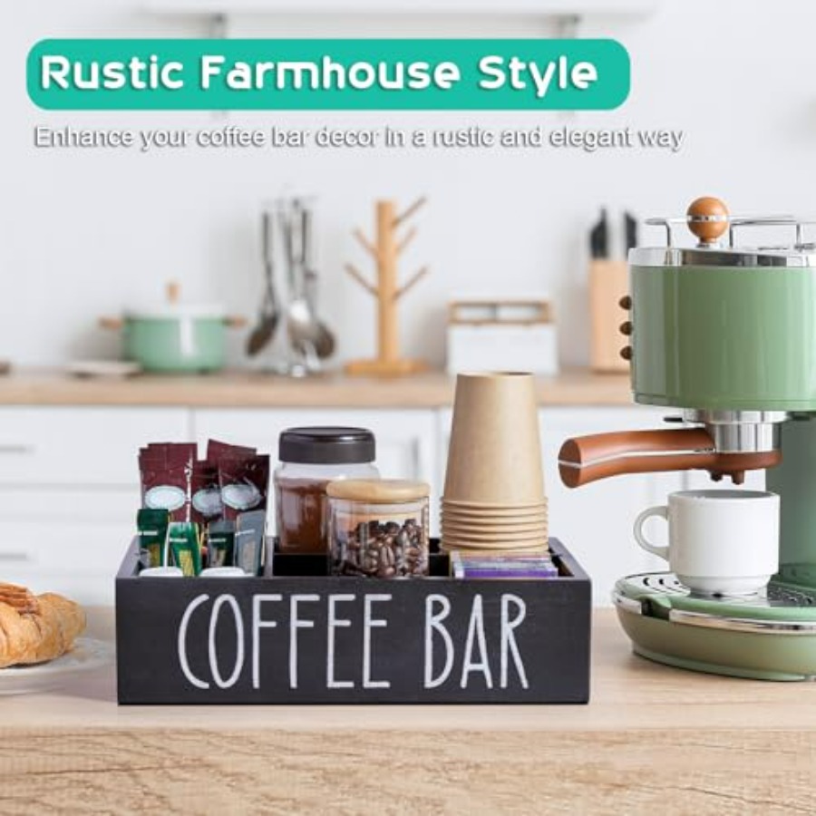 Coffee Station Organizer - Woo - Coffee Tea Station บทวิจารณ์และราคา