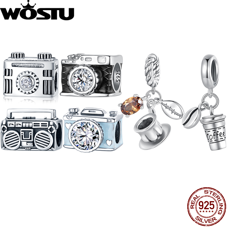 WOSTU 925 Sterling Silver Blac - Coffee Tea Name บทวิจารณ์และราคา