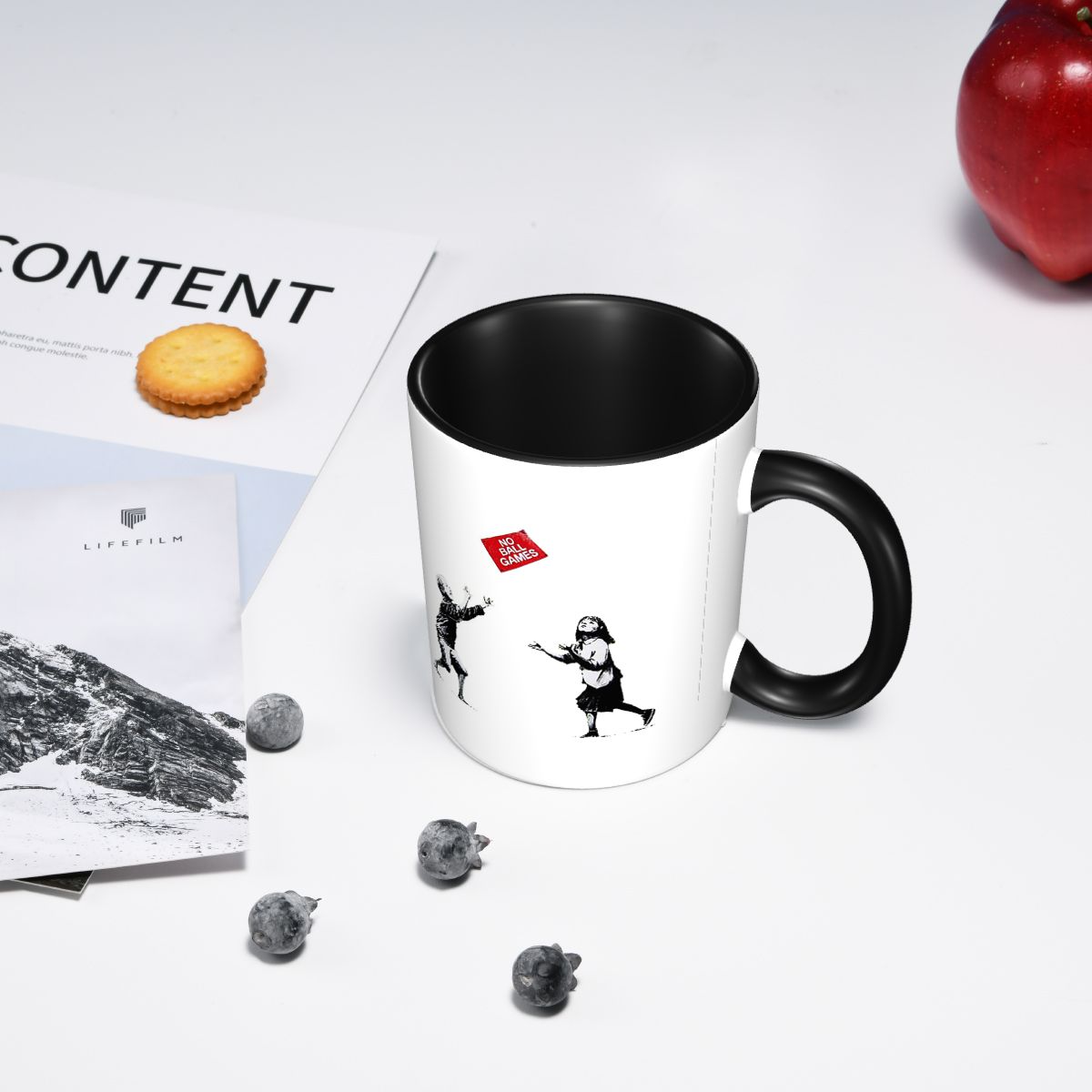 No Ball Games Banksy Mug Funny - Coffee Tea Game บทวิจารณ์และราคา